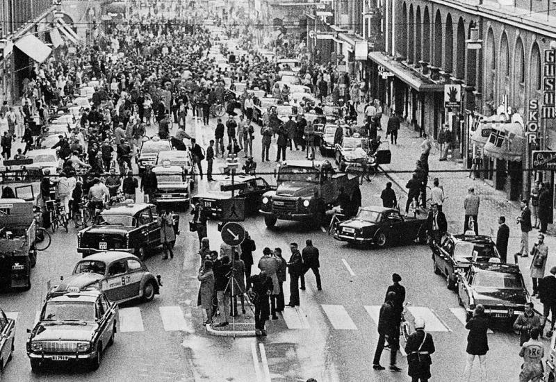 Na današnji dan 1967. Šveđani su prešli s lijeve na desnu stranu ceste